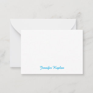 Classical Handwriting Minimalist Professional Card