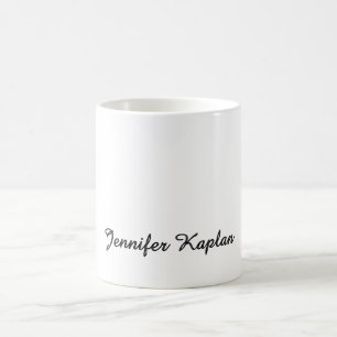 Classical Handwriting Minimalist Professional Coffee Mug