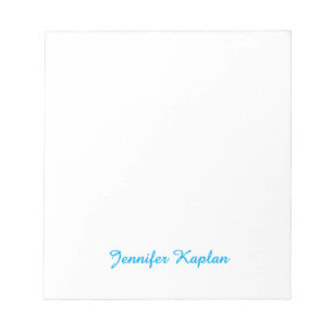 Classical Handwriting Minimalist Professional Notepad