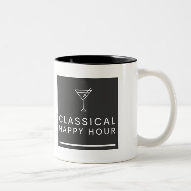 Classical Happy Hour Coffee Mug (Right)