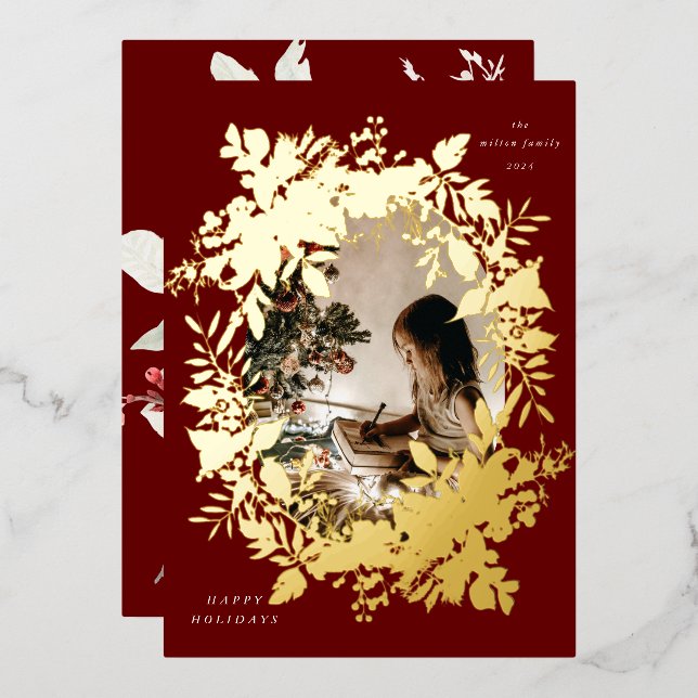 Classical Holiday Berries Photo (Front/Back)