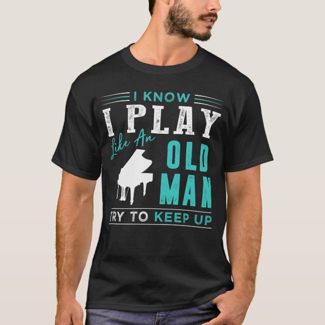 Classical Ivory Maestro: Keep Up with My Hilarious T-Shirt (Front)