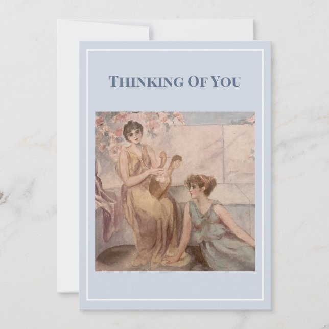 Classical Ladies – “Thinking of You” Card (Front)
