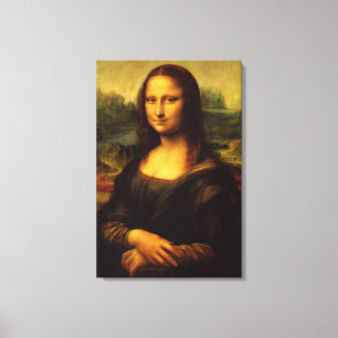Classical Masterpiece Painting Mona Lisa Canvas Print