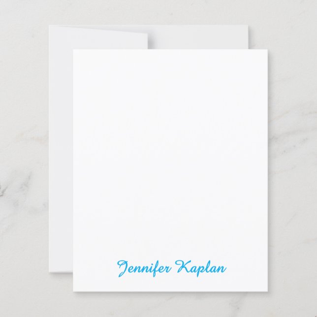 Classical Minimalist Professional Paper Sheet (Front)
