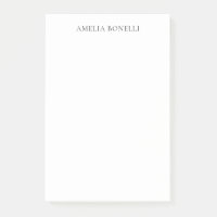 Classical Minimalist Professional Plain Add Name