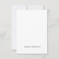 Classical Minimalist Professional Plain