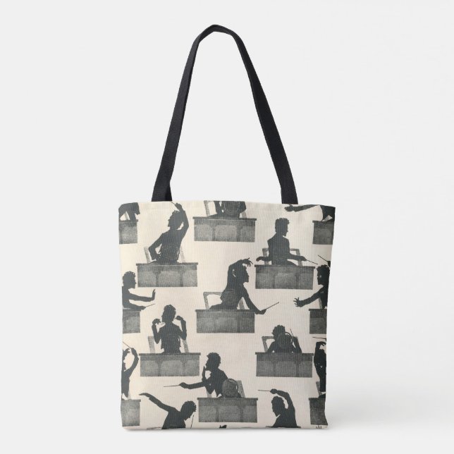 Classical Music conductor - vintage Mahler Tote Bag (Back)