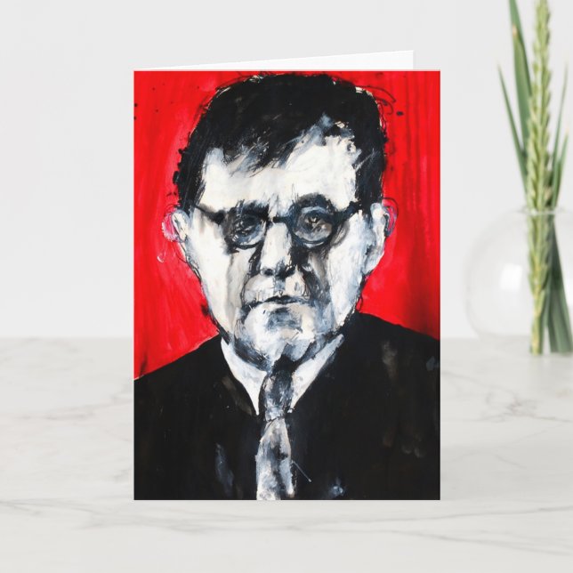 Classical Music Greeting Card - Shostakovich (Front)