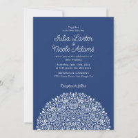 Classical Ornate Art Deco Style Mandala Wedding