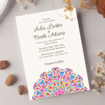 Classical Ornate Art Deco Style Mandala Wedding
