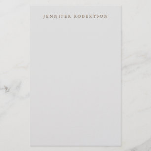 Classical Personalised Customised Minimalist Stationery