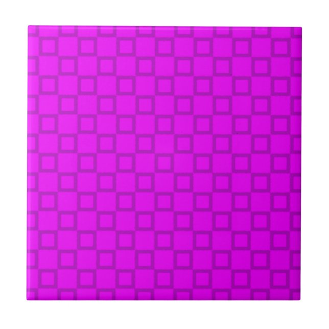 Classical pink and purple Tile (Front)