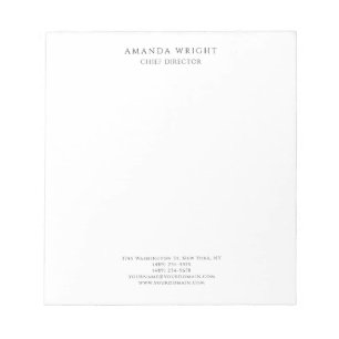 Classical Plain Attractive Stylish Business Notepad