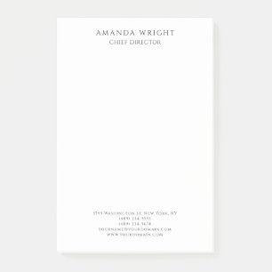 Classical Plain Attractive Stylish Business Post-it Notes