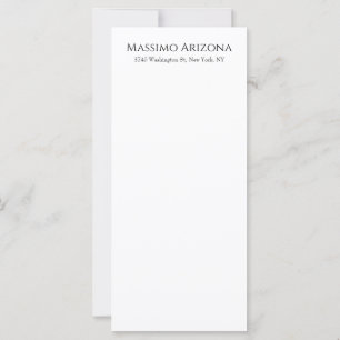 Classical Plain Elegant Black & White Minimalist