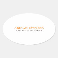 Classical Plain Simple Black White Professional