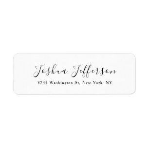 Classical Professional Creative Plain Black White