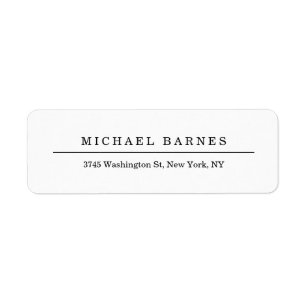 Classical Professional Minimalist Plain Elegant