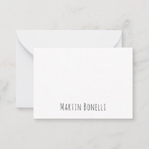 Classical Professional Own Name Information Simple Card
