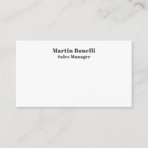 Classical Professional Own Name Information Simple Enclosure Card