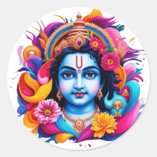 Classical round stickers