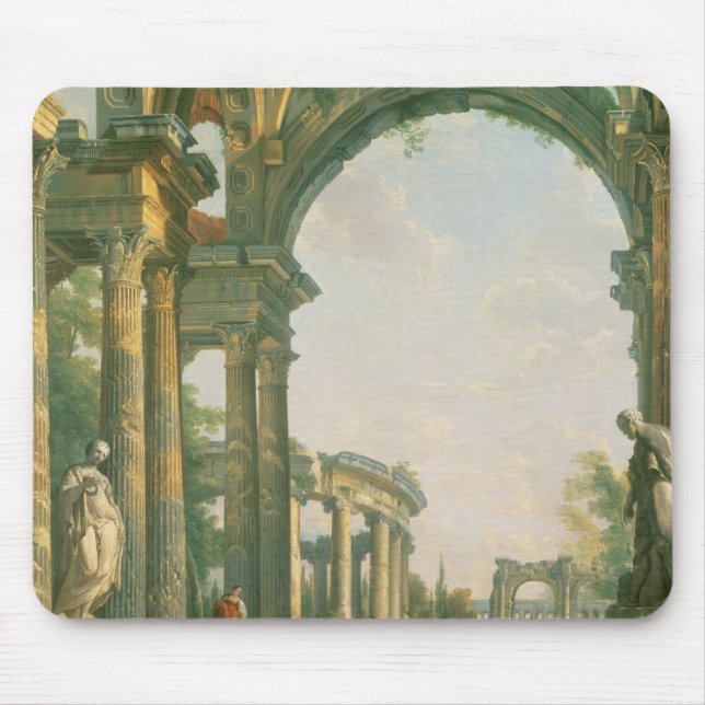 Classical ruins, 18th century mouse pad (Front)