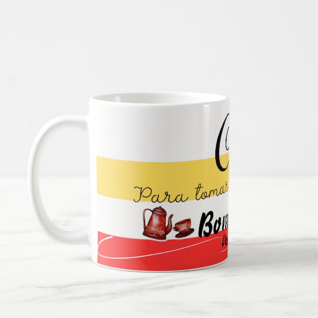 Classical white coffee mug (Left)