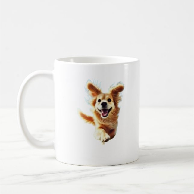classical white coffee mug (Left)