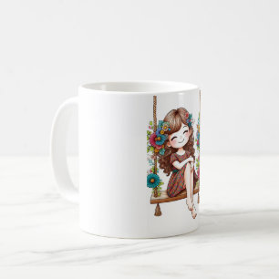 Classical white mug, 325 ml coffee mug
