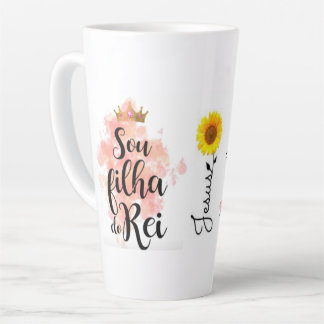 Classical white mug, 325 ml latte mug