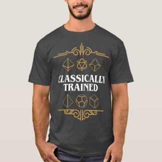 Classically Trained Polyhedral Dice Set T-Shirt