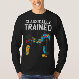Classically Trained Retro Video and Computer Gamin T-Shirt