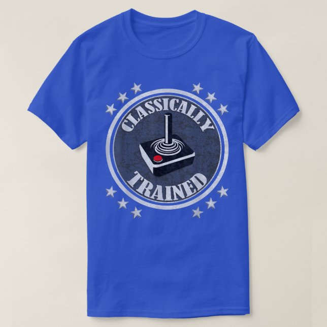 Classically Trained Retro Video Game Controller  T-Shirt (Design Front)