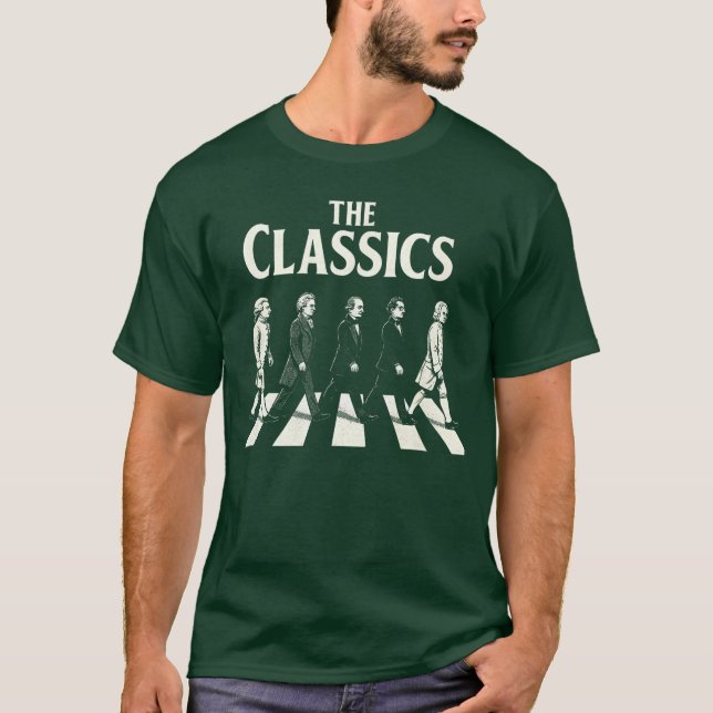 Classics Funny Classical Music Composer Parody gir T-Shirt (Front)
