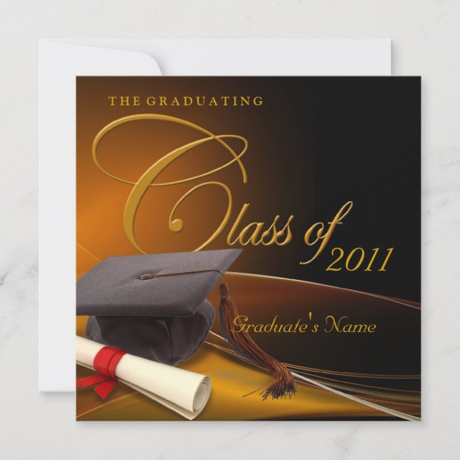 Classics Graduation Invitation (Front)