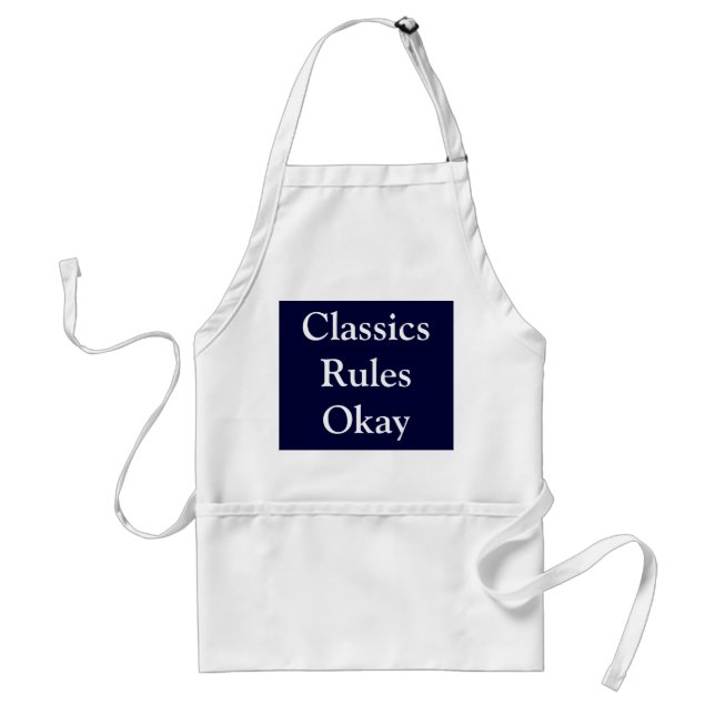 Classics Rules Okay Standard Apron (Front)