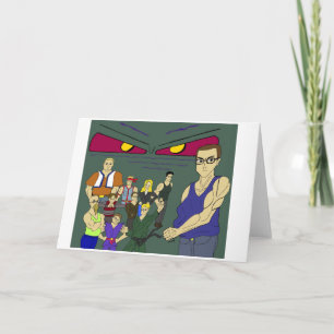 classmates anime inspired coffee card