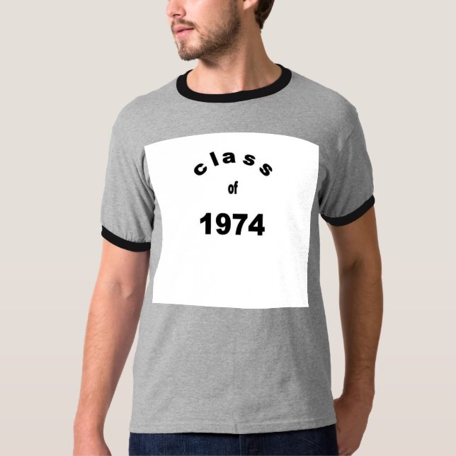 Classof74Black T-Shirt (Front)