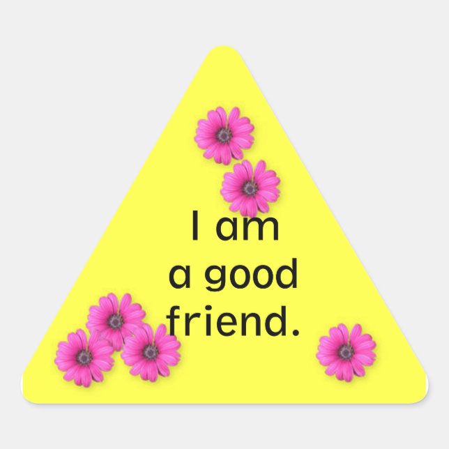 Classroom Behavior Management  triangle sticker (Front)