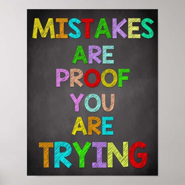 Classroom Decor, Classroom Quotes, Inspirational Poster (Front)