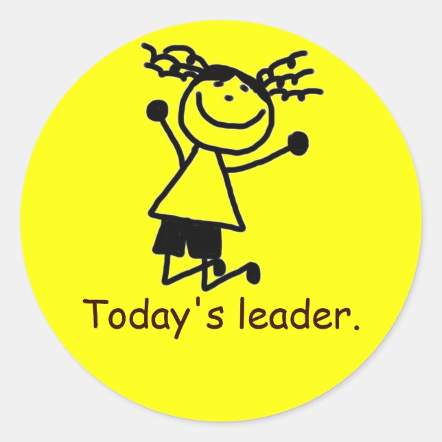 Classroom management sticker (Front)