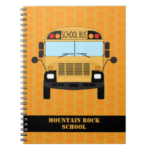 Classroom Teacher and Yellow School Bus Driver Notebook