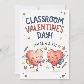 Classroom Valentine’s Day Card – You’re a Star