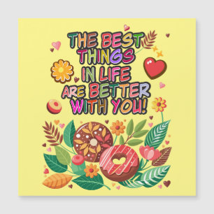 Classroom Valentine's Day Boho Doughnuts and Flowe