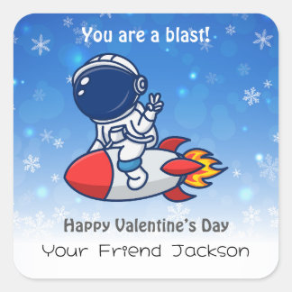 Classroom Valentine's Day Square Sticker