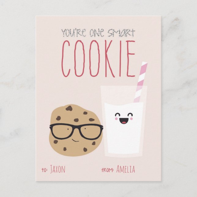 Classroom Valentines Holiday Postcard (Front)