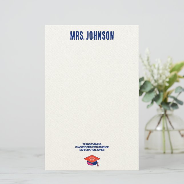 Classrooms As Science Exploration Zones Teacher Stationery (Standing Front)
