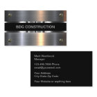 Classy And Cool Construction Business Cards