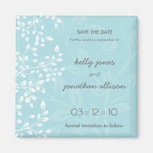 Classy and Elegant Save the Date Wedding Magnet